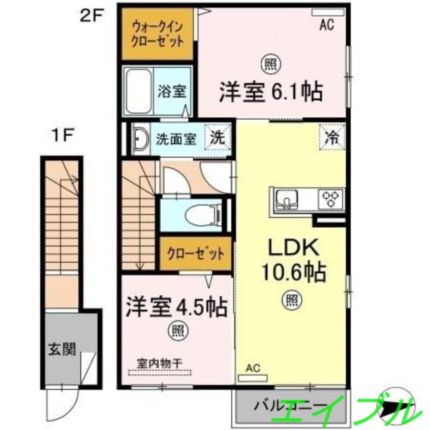 間取図 リトルバードハウス