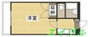 パレスTAKENAMI 1Kの間取り