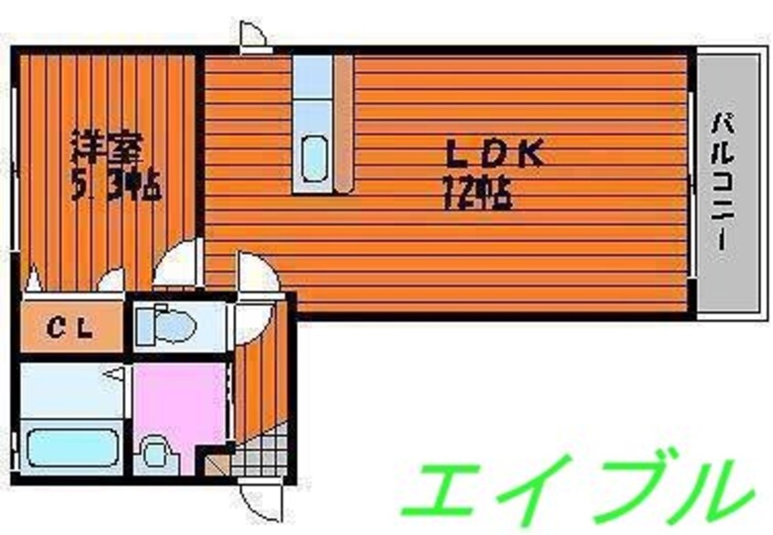 間取図 シャーメゾン・アイ弐番館