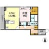 サンメゾン・小池Ａ 1LDKの間取り
