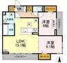 （仮）D-room東富井 2LDKの間取り