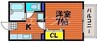 ナウ・ビラージュ 1Kの間取り