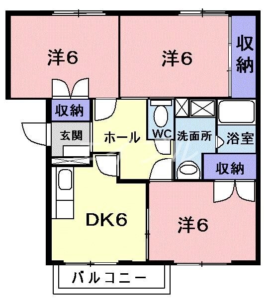 間取り図 ビラ，エトワールＢ