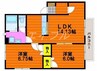 ベリーオーライＡ 2LDKの間取り