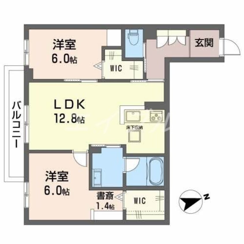 間取図 ル・コキヤージュ（ＢＥＬＳ認証・ＺＥＨ）