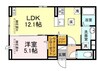 ベル・ポスト 1LDKの間取り