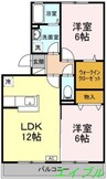 パーチェ 2LDKの間取り