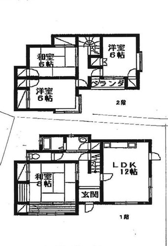 間取図 妹尾戸建