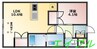 フォーシーズンⅠ 1LDKの間取り