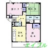 ファインレジデンスＫＮ 3DKの間取り