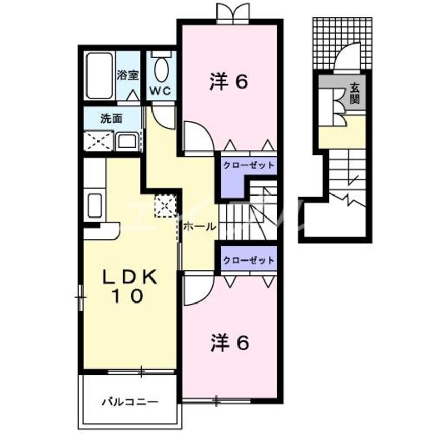 間取図 ビッグベア－　Ｂ