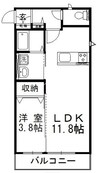 ABILITY　M 1LDKの間取り
