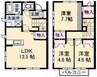 アスティオン　F棟 3LDKの間取り