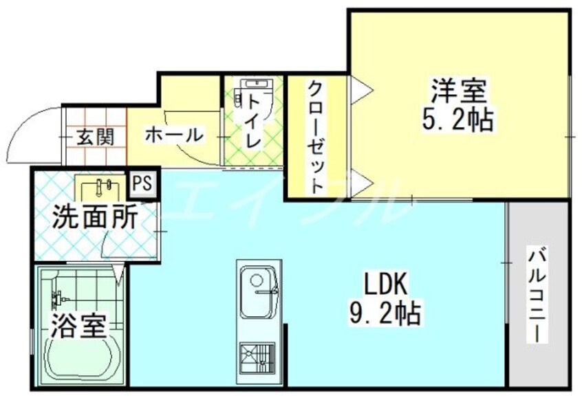間取図 フォレスト庭瀬