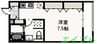さにぃてらす’06 1Rの間取り