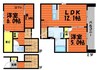 サンリーフ　B棟 2LDK+Sの間取り