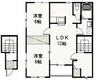 プロスペリティ万倍 2LDKの間取り