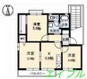 パークスター　A棟 3Kの間取り