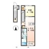 コスモス 1LDKの間取り