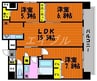 アルカンシエル 3LDKの間取り