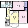 柊 2DKの間取り