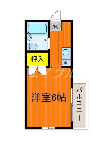 間取図 メゾンムシカ