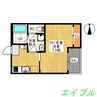 REGALEST 奥田中央Ⅰ 1Kの間取り
