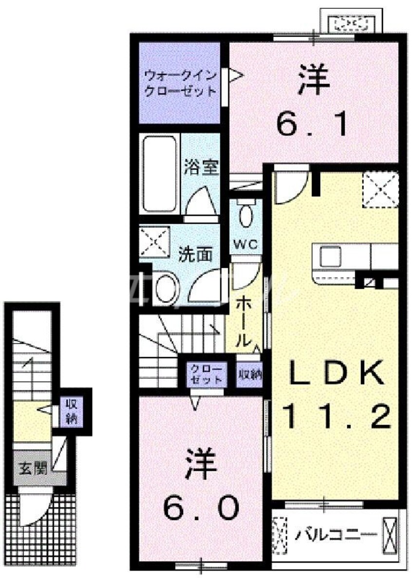 間取図 カーサ　ソンリッサ