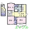ウインズ２１　Ａ 3LDKの間取り