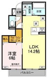 TSKコート 1LDKの間取り