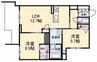HIRA TERRACE 2LDKの間取り