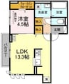 ルナⅦ 1LDKの間取り