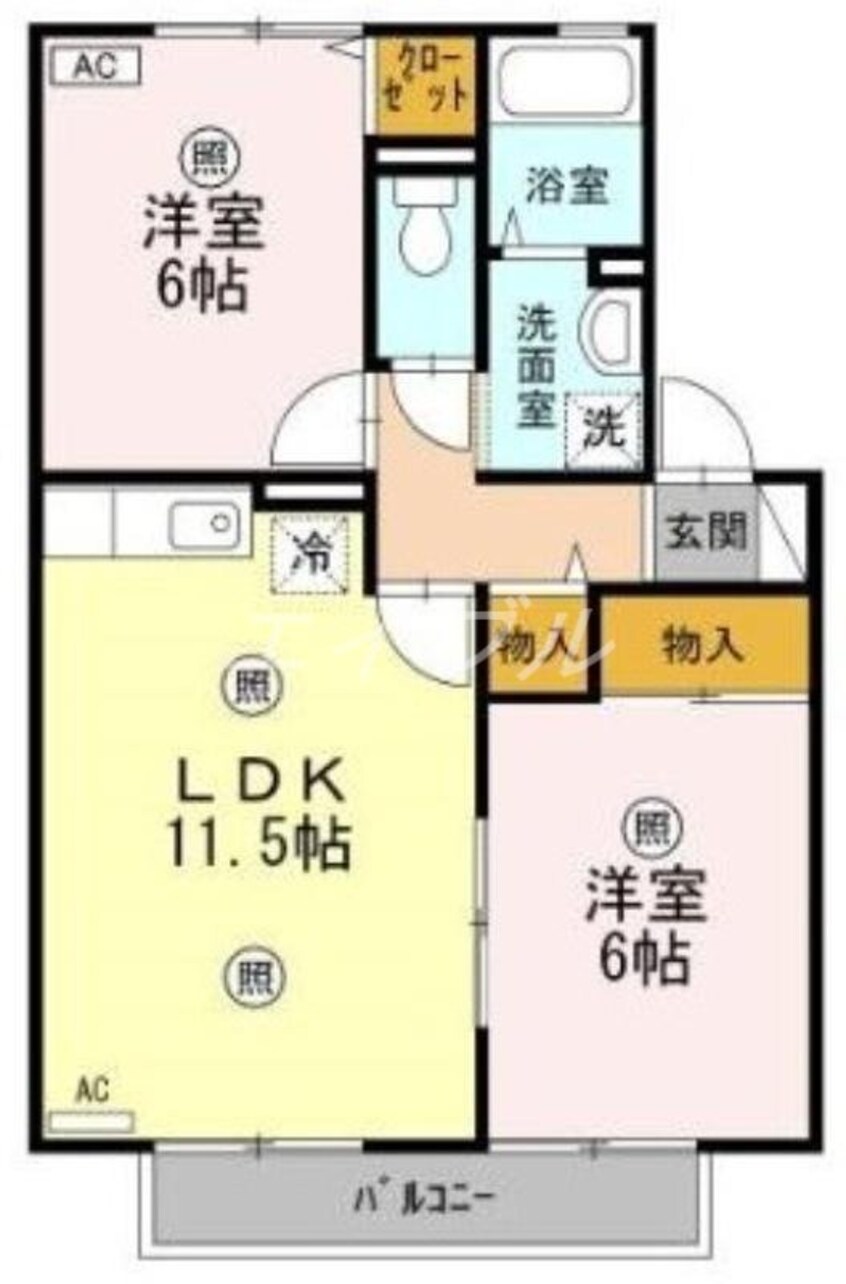 間取図 プリムローズ