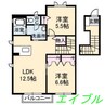 シャーメゾンエスパシオ　１番館 2LDKの間取り
