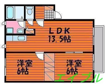 間取図 アウローラ万倍　Ｂ棟