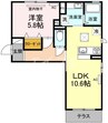 ベイ　ブランシェ浜町 1LDKの間取り