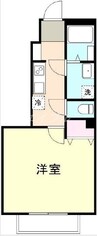 オルトシア 1Kの間取り