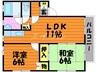 サンシャインミサワ 2LDKの間取り