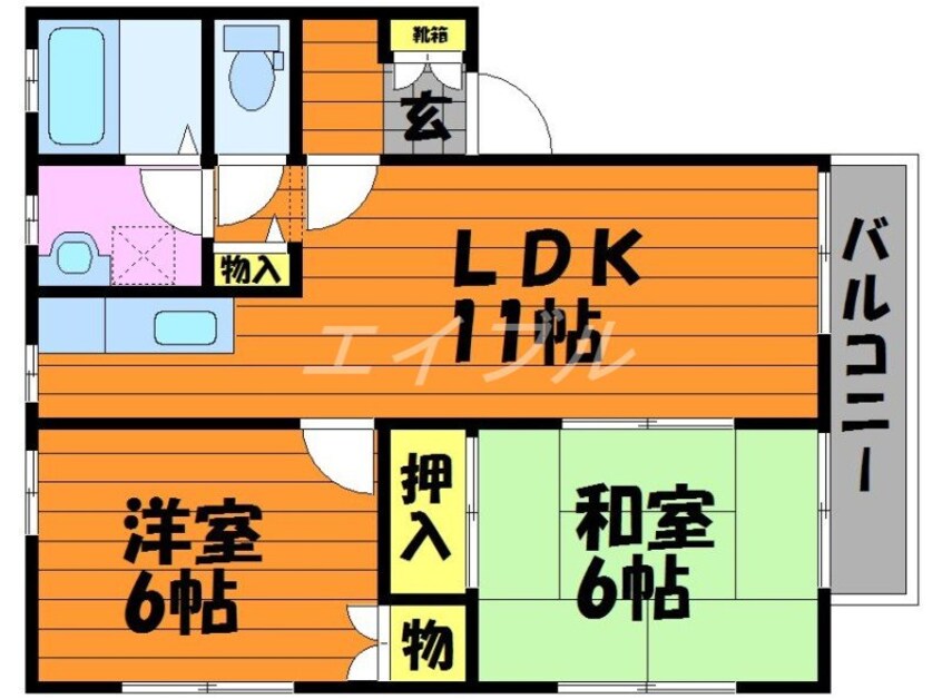 間取図 サンシャインミサワ