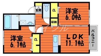 間取図 ディライト　ステージＡ