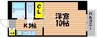 トーコーレジデンス豊成 1Kの間取り