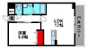 Flats豊成 1LDKの間取り