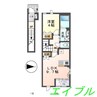 メゾン桜 1LDKの間取り