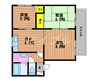 シャーメゾンＧ 3DKの間取り