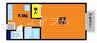モデラートＮＥＯ 1Kの間取り