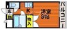プレミスND 1Kの間取り