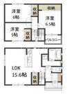 ラプラス　Ｉ 3LDKの間取り