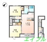 リジエールＡ 2LDKの間取り