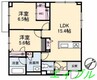 フィル（シャーメゾン・ホテルライク仕様） 2LDKの間取り