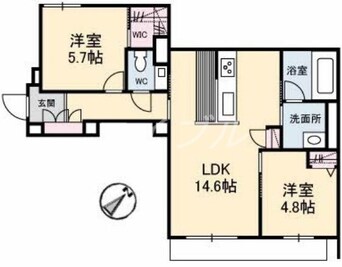 間取図 フィル（シャーメゾン・ホテルライク仕様）